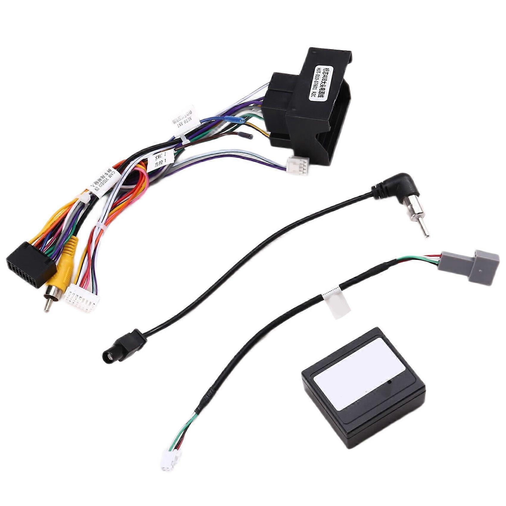 CAN-Bus-Decoder für Autoradios, CAN-Bus-Stromkabel, CAN-Bus-Adapterkabelbaum für Peugeot 308, 301, 408, Citroen DS6, DS4