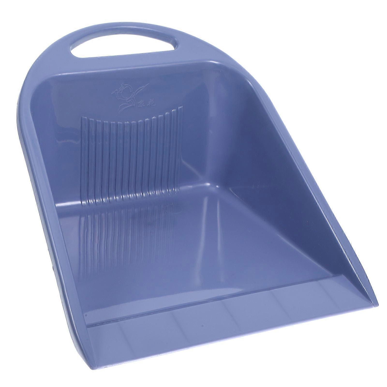 Dustpan Mini Portable Plastic Ergonomic Grip Purple 1Pcs