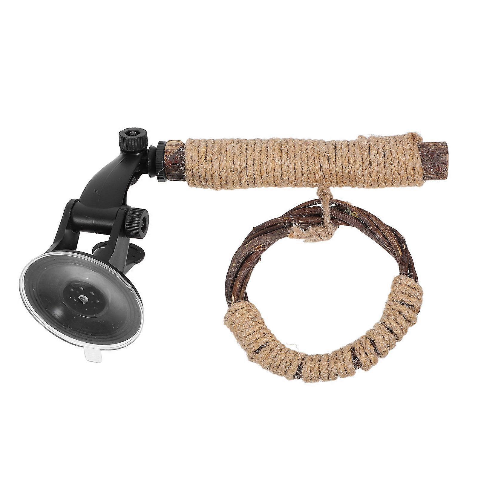 Suction Cup Absorption Parrot Perch Stand for Training