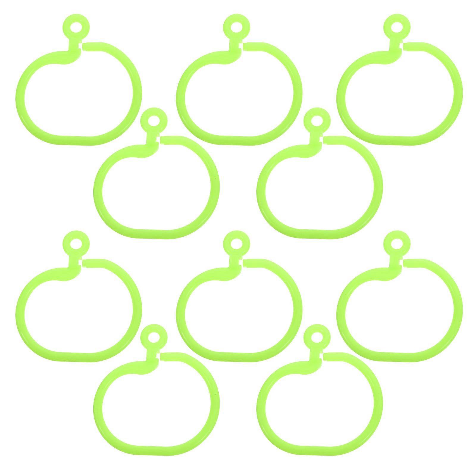 Cattle Nose Ring Plastic Cow Nose Ring for Traction 10Pcs Collection