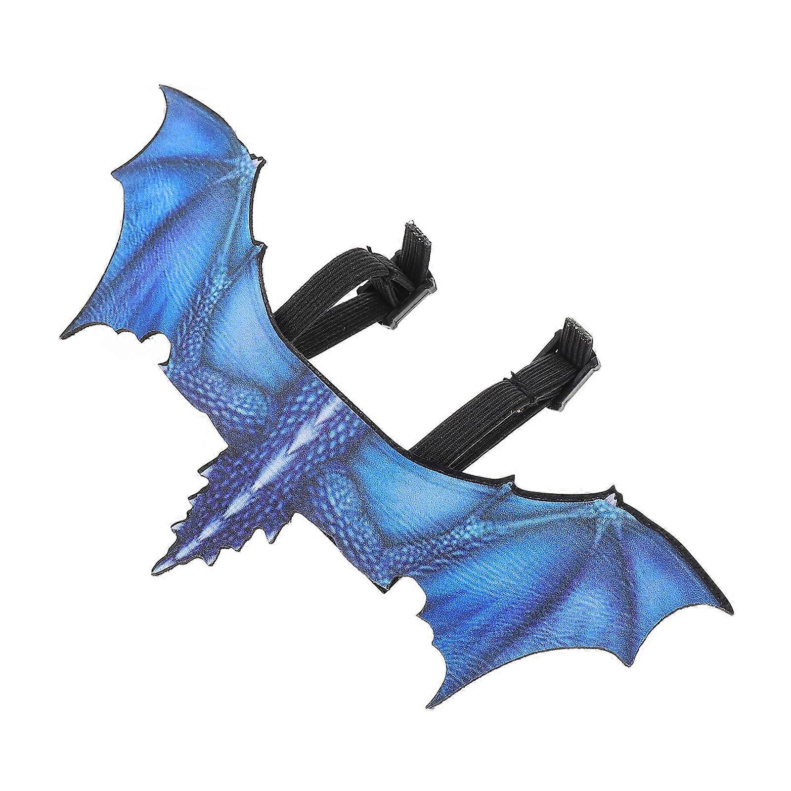 Reptile Harness Lizard Chest Strap for Outdoor Traction Blue