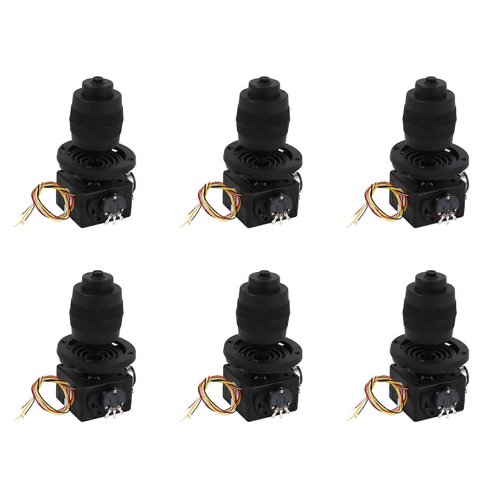 6X Electronic 4-Axis Joystick Potentiometer Button for JH-D400B-M4 10K 4D Controller with Wire for Industrial