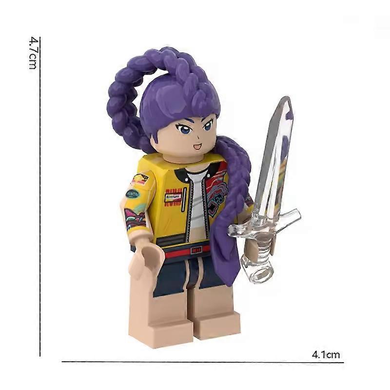 2026 New product: KPop Demon Hunters Building Blocks, Rumi Assembly Model Doll, Building Blocks Toy