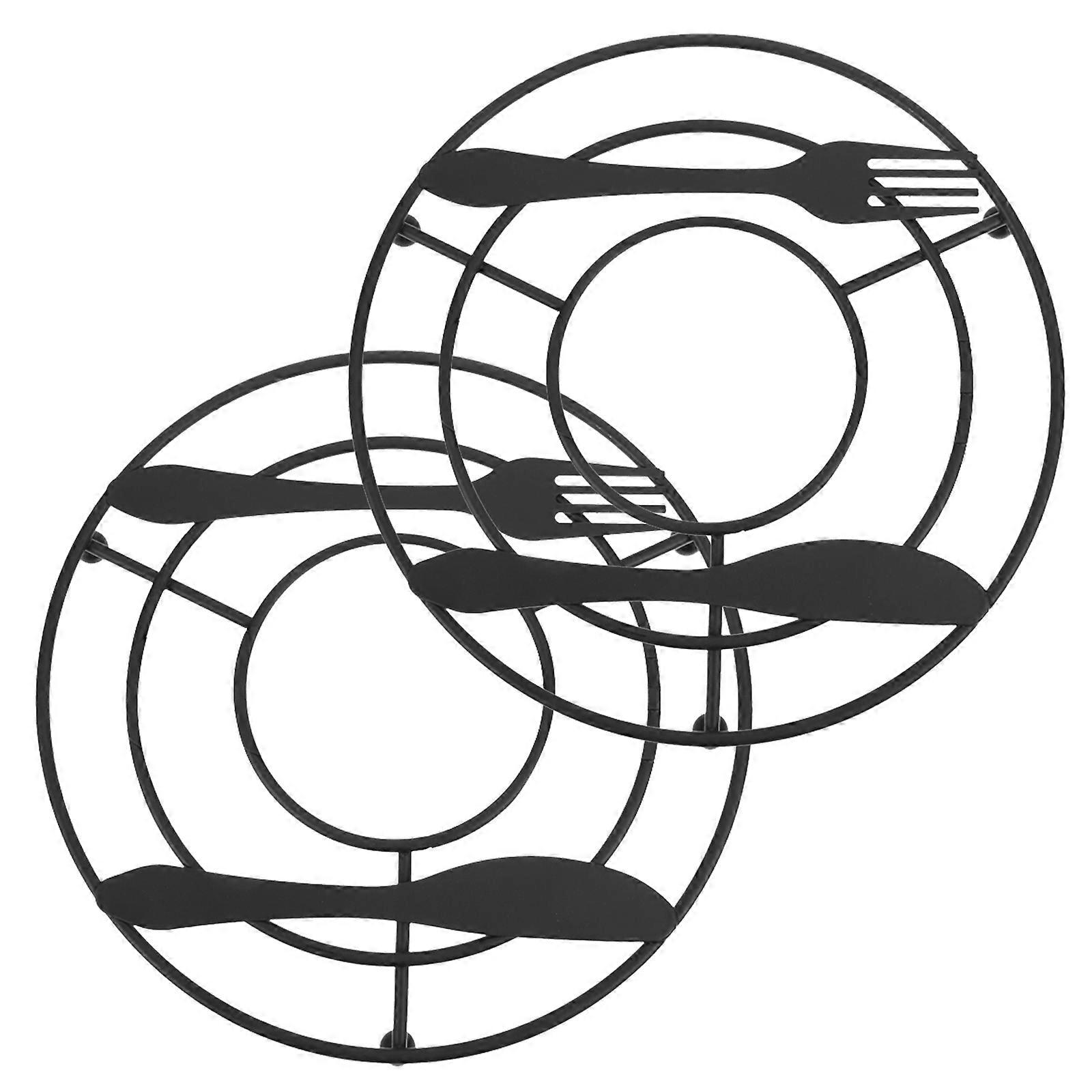 Iron Coffee Table Mats for Anti-Scalding 6Pcs Practical Home Use