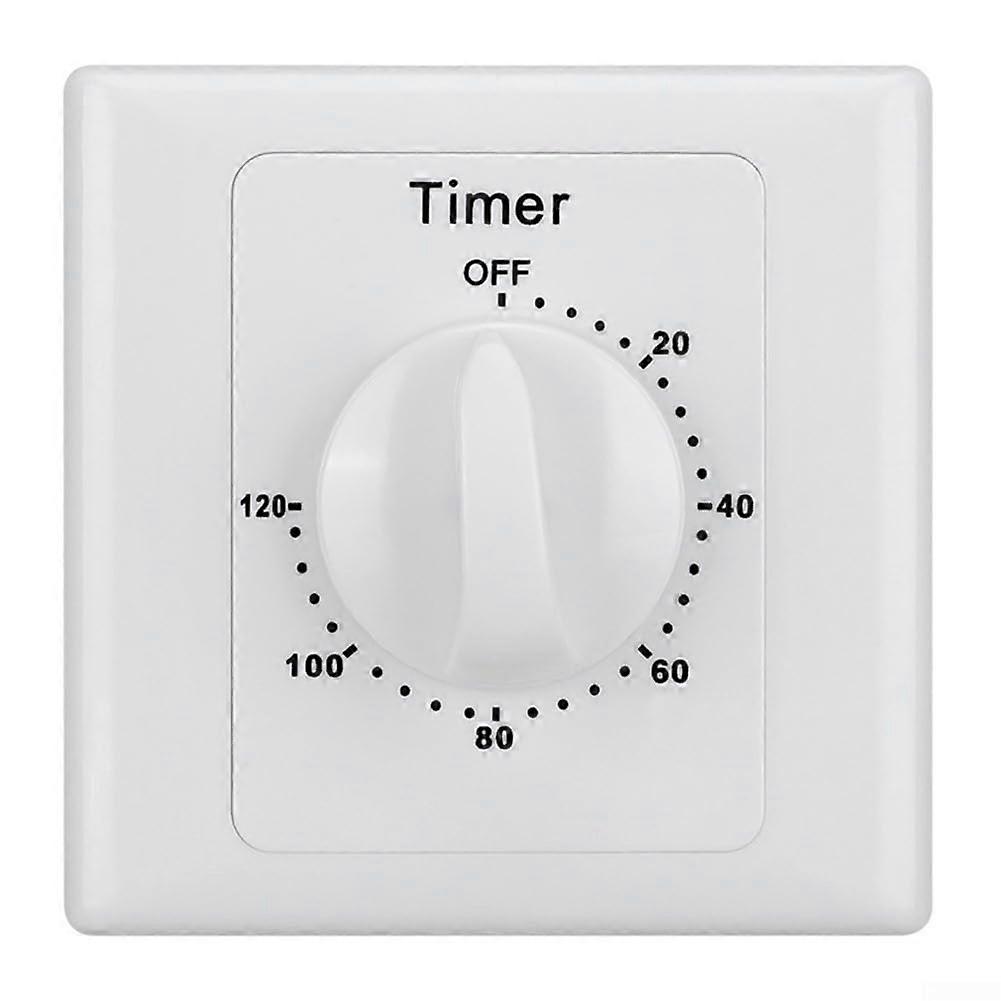 Digital Timer Switch Socket AC 100240V 15A Programmable Countdown Outlet Timer For Water Pumps Heaters White 120 Minutes
