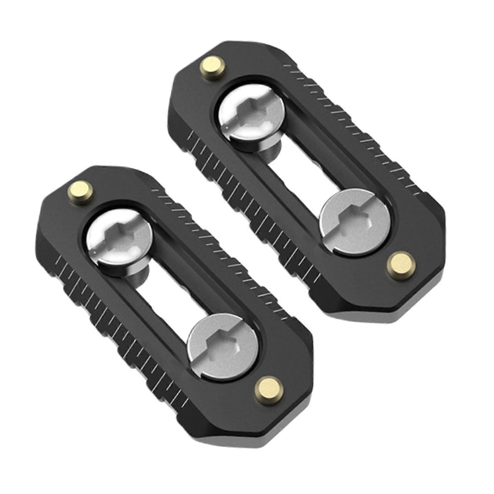 Camera Cage Slider with Quick Release Aluminum Dual Pin Design for Stable Photography Rig