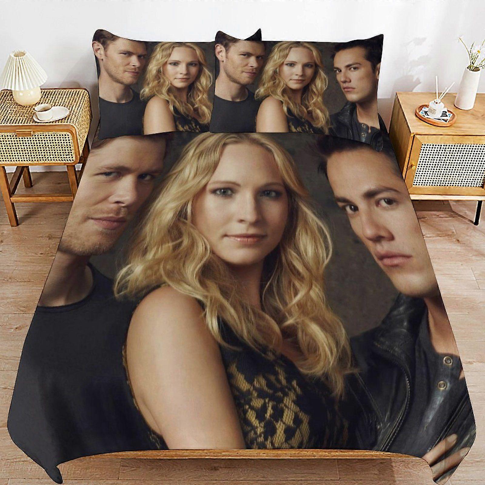 The vampire diaries  Handling Daily Rest Machine Friendly Touch Durable Zip Duvet Cover Sets Performance