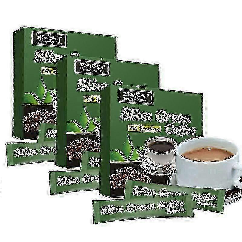 18 Teabags Slim Green Coffee With Ganoderma Control Weight Weight Tea
