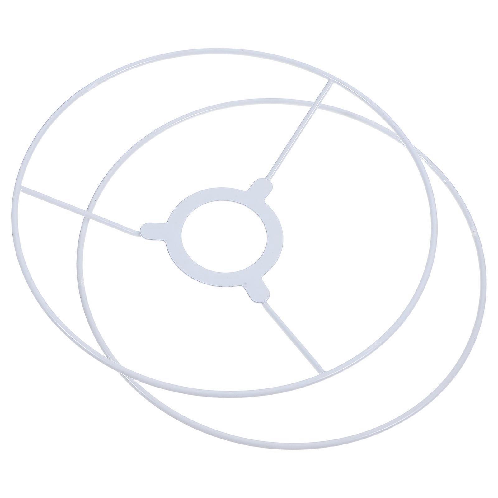 Lamp Shade Wire Frame Holder for Lampshade Making 1Set Iron Drum Ring