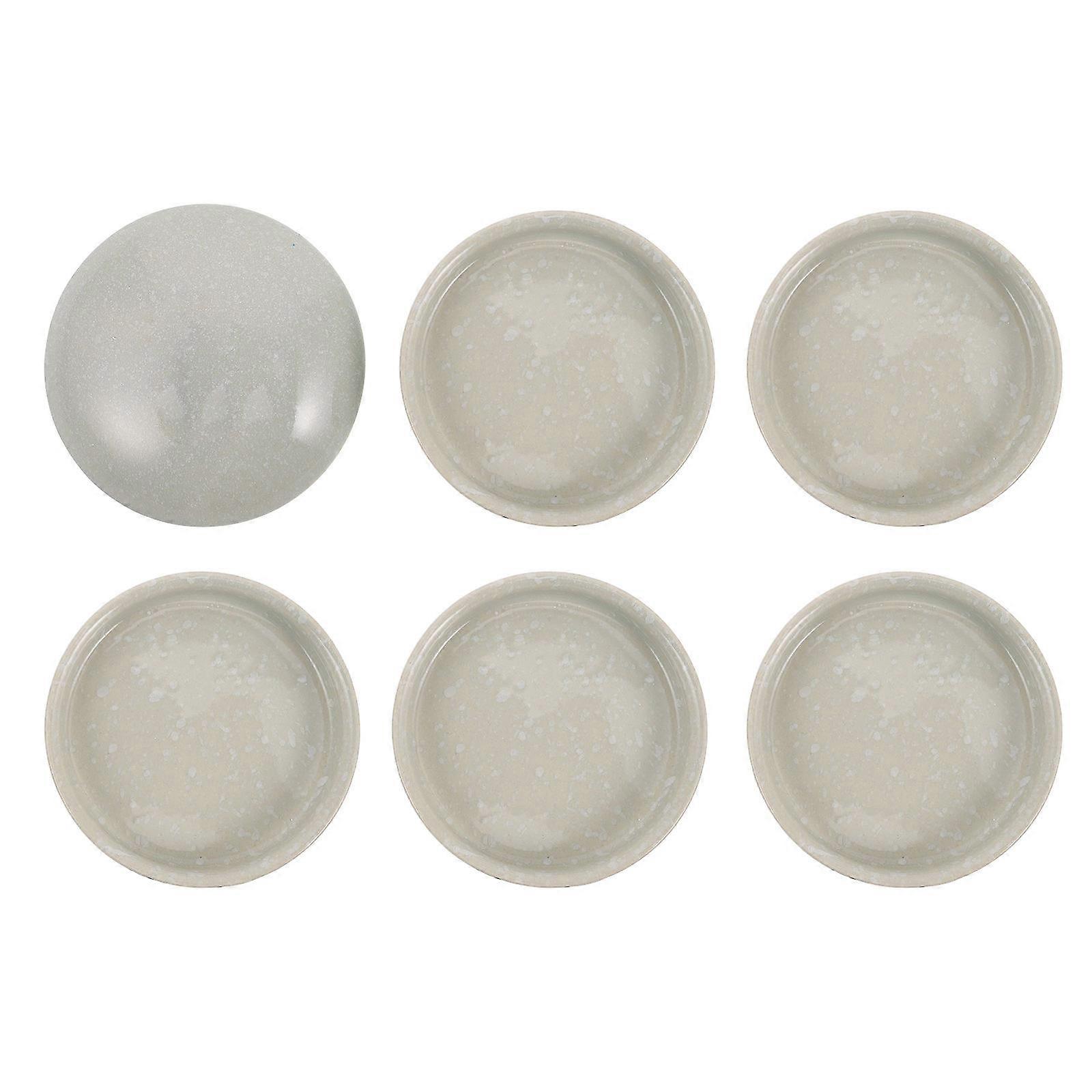 Stackable Ceramic Paint Palette Tray for Watercolor Painting 5Layer Kit