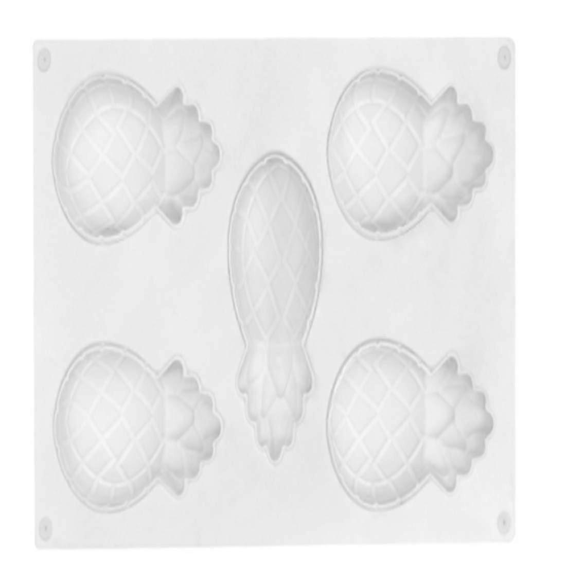 Silicone Baking Mold FoodGrade Pineapple Shape Loaf Soap Cake Mold Temperature Resistant