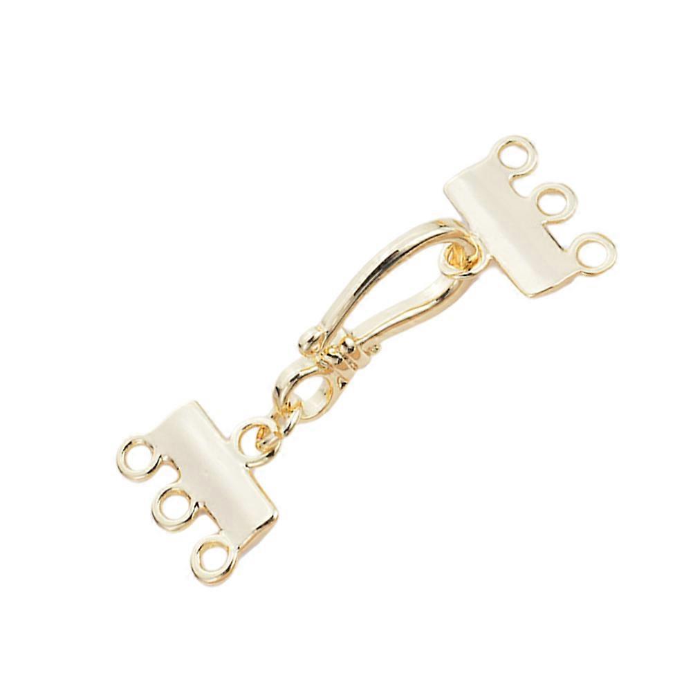 Copper Plating Clasps Necklace Connectors Suitable with for DIY Craft