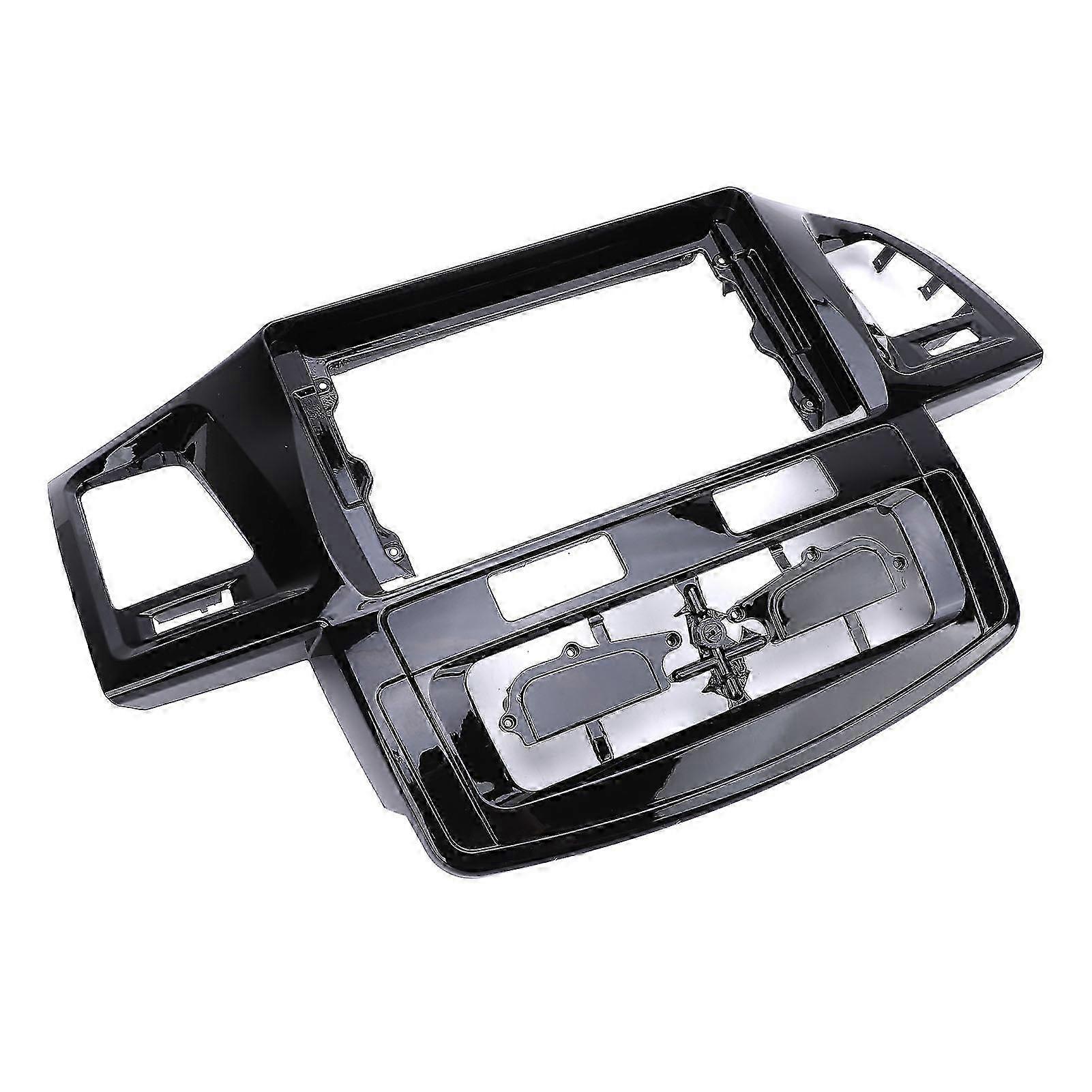 2026 Navigation Panel Frame Stylish Black 9in Car Stereo Radio Dash Panel Trim Kit...