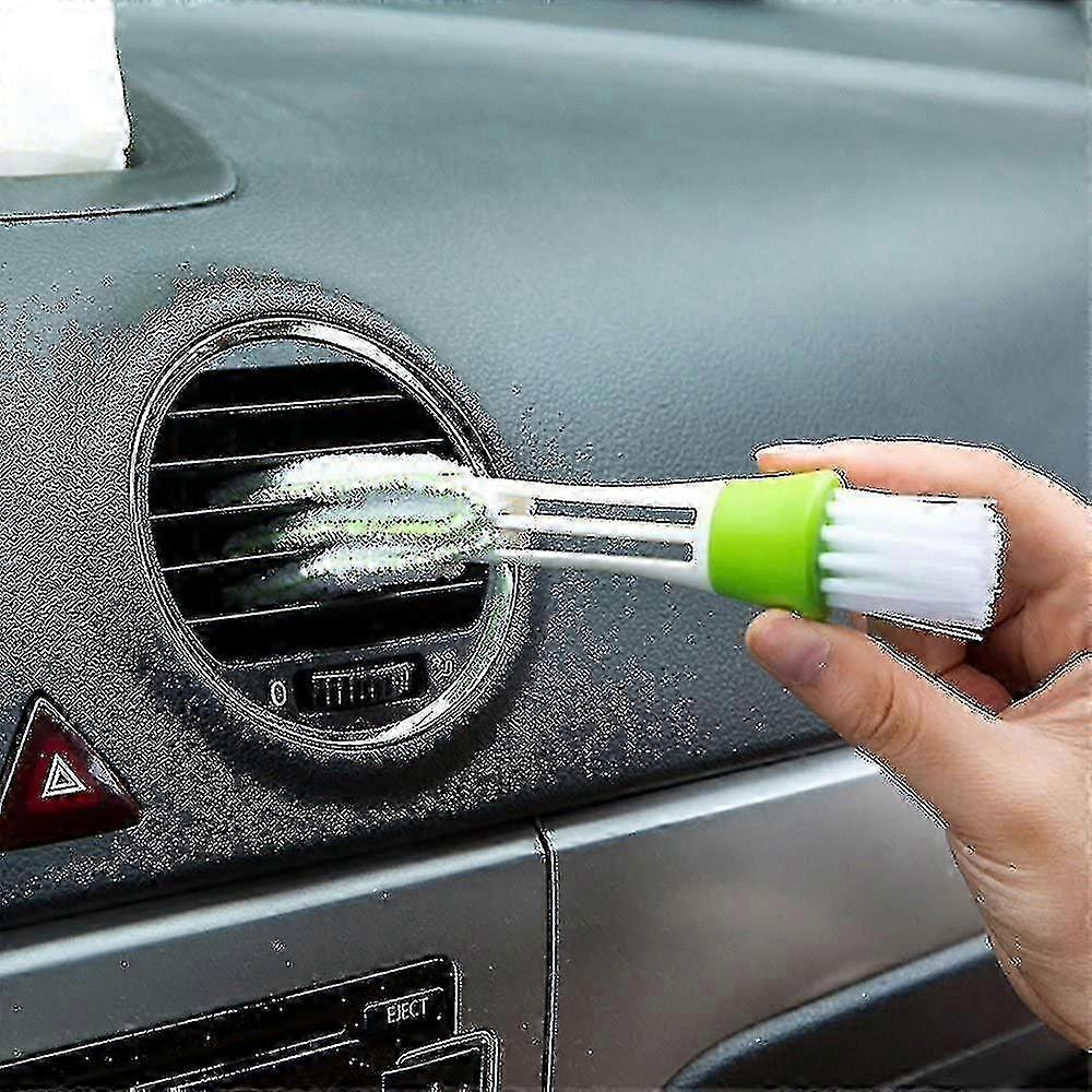 3 Pcs Mini Duster, Double Ended Microfiber Vent Duster & Brush