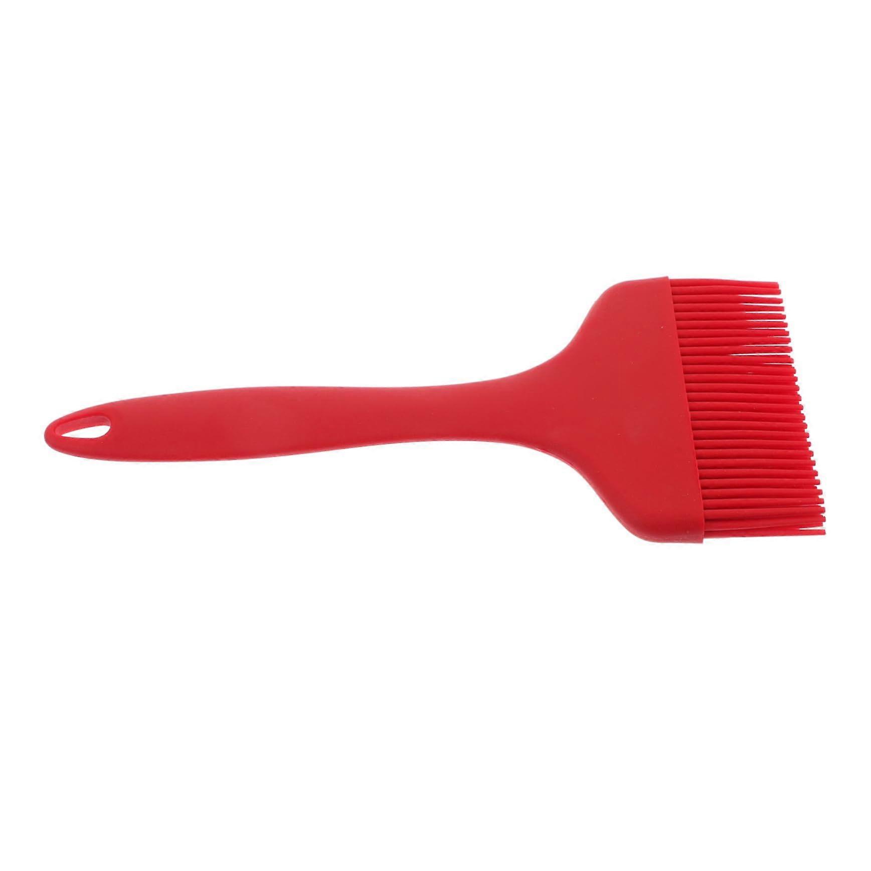Silicone Basting Brush Wide Head  Temp Resistant Pastry Brush for BBQ Baking Cooking Red Ref: 8731