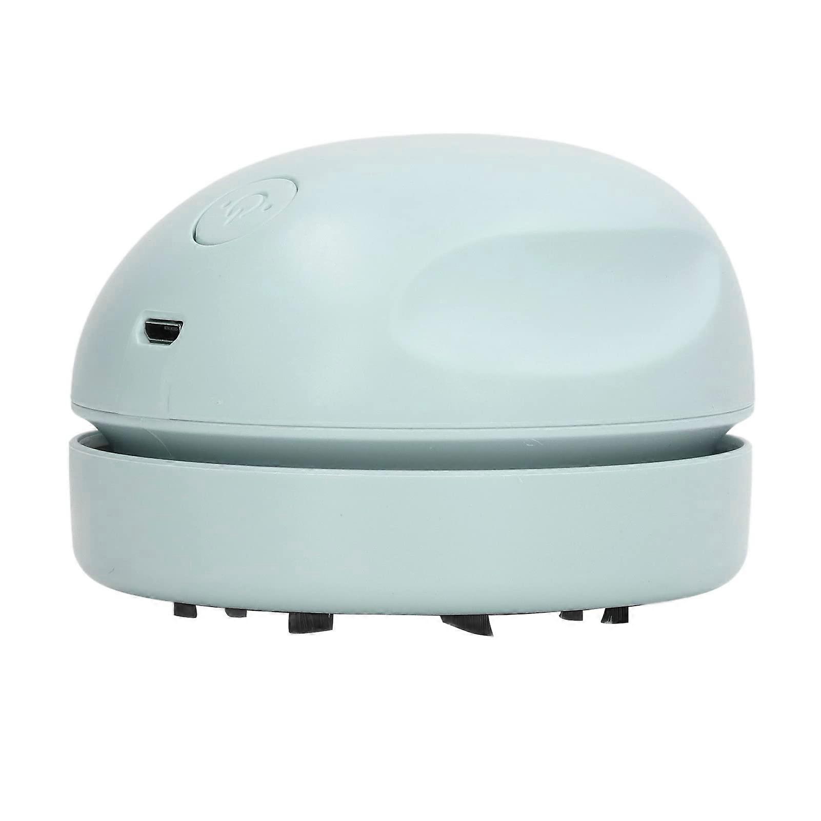 Mini Desk Vacuum Cleaner USB Rechargeable with Easy Button Control for Home Office School Dust Removal