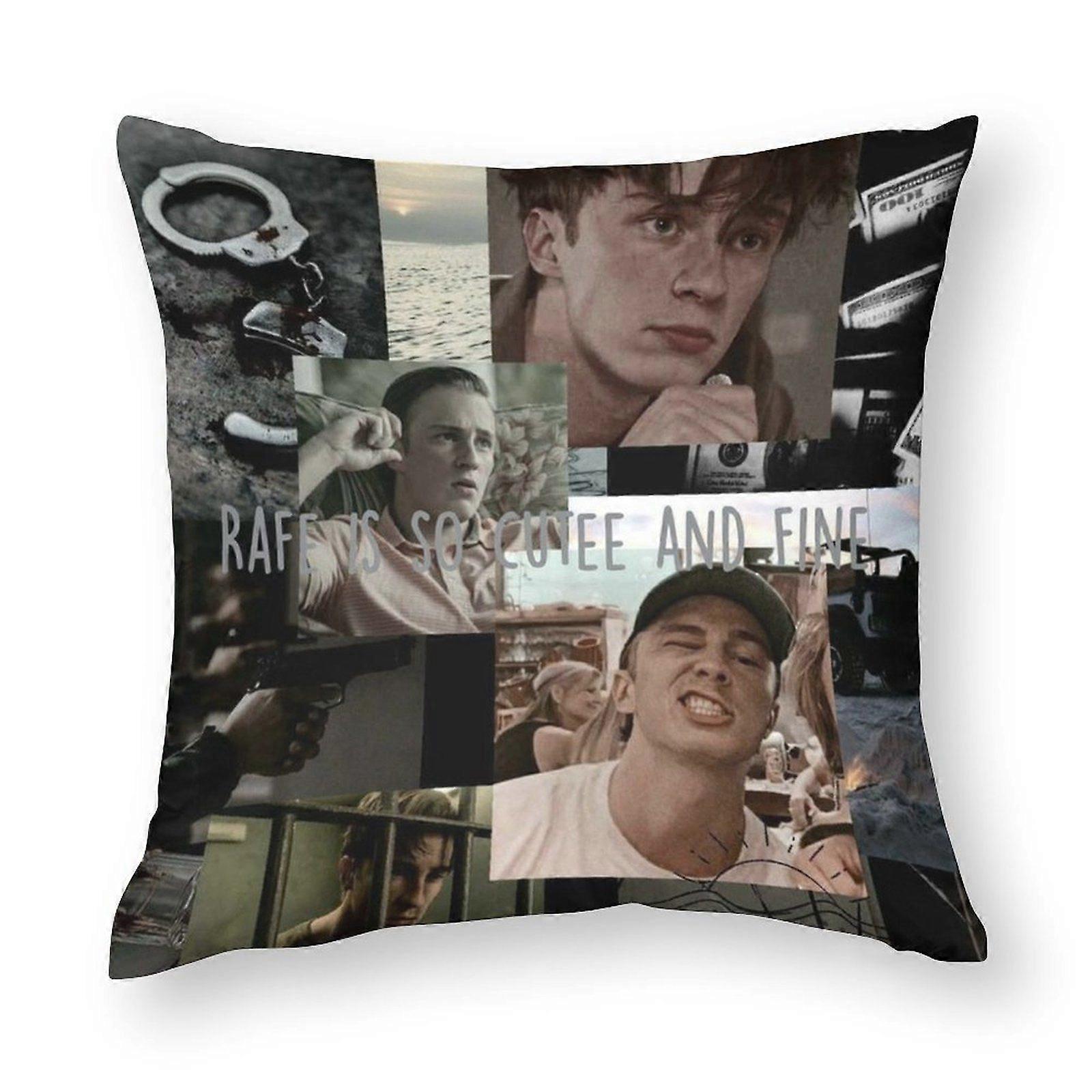 Drew Starkey Throw Pillow Covers Pop Art Solid Color Elegant Ink Striped for Office