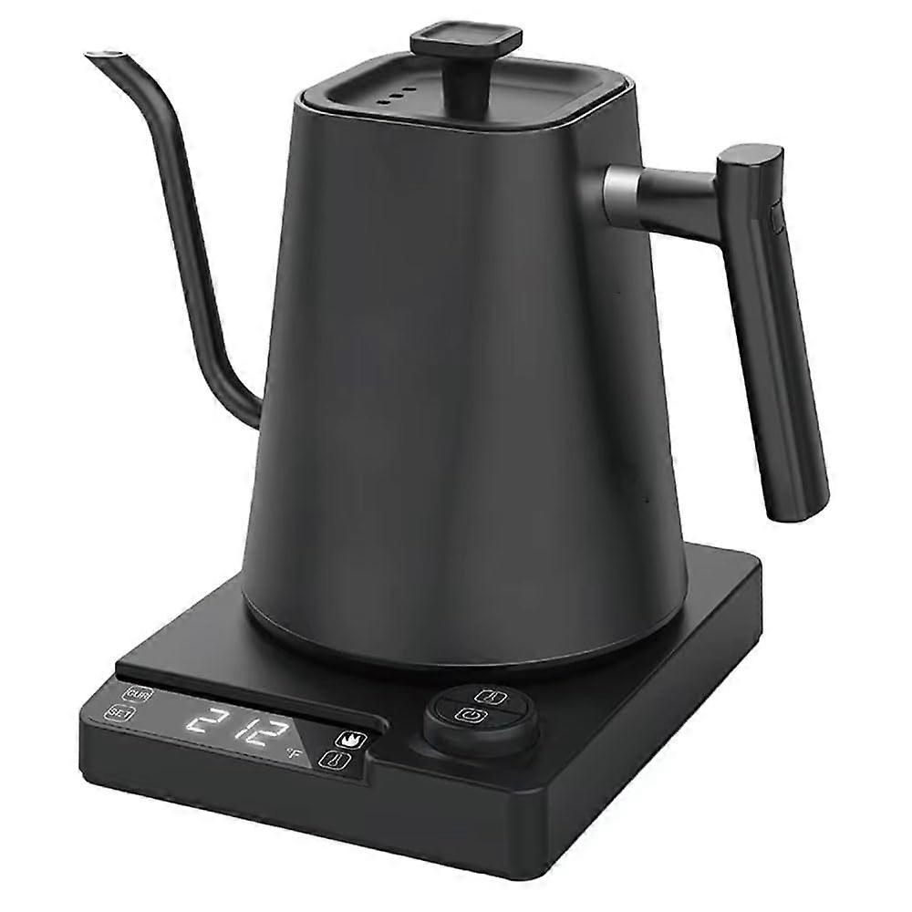 Gooseneck Electric Kettle 1000ML Stainless Steel with Precise Temperature Control and Timer