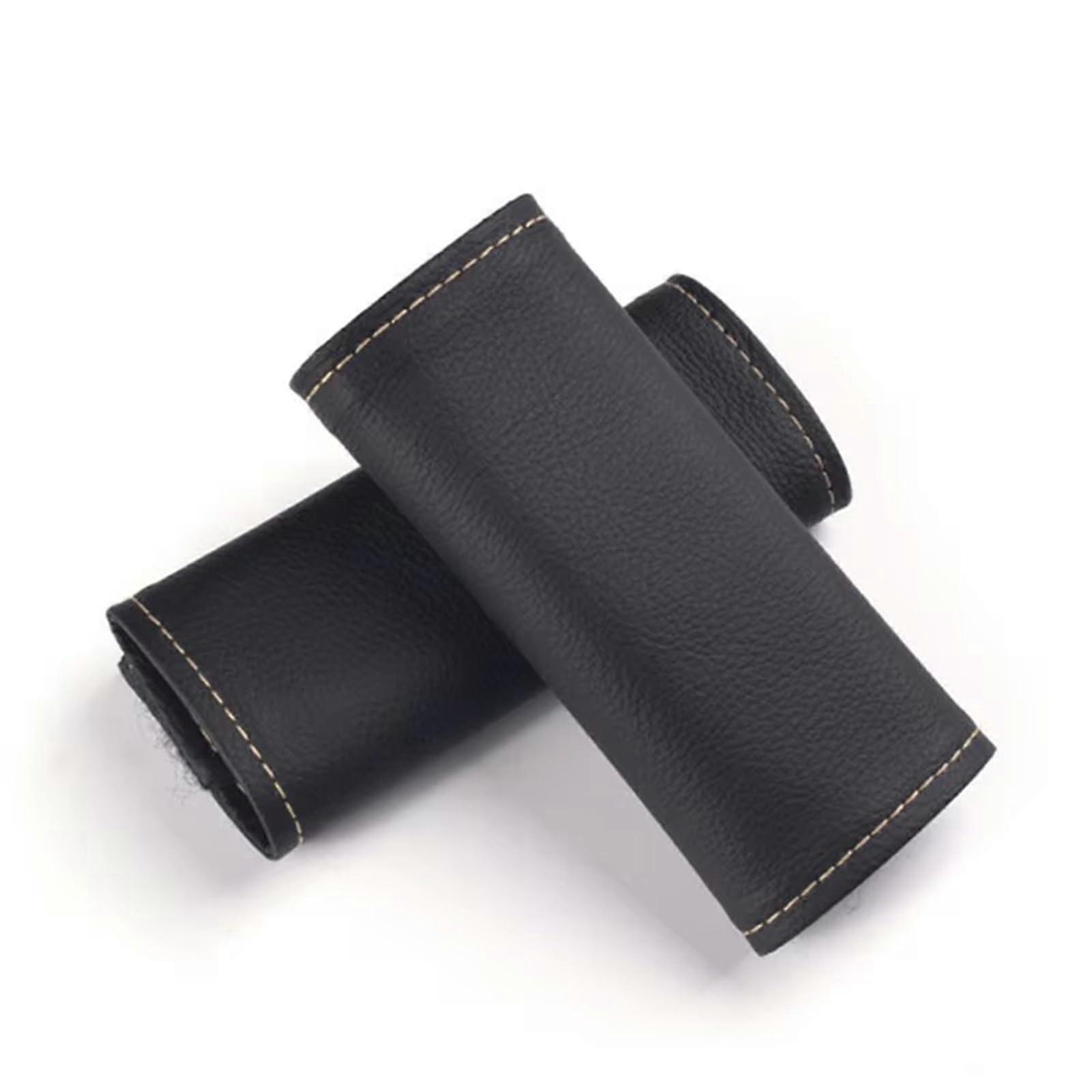 Car Interior Door Handle Cover PU Leather AntiScratch Protector 2pcs for Interior Style Upgrade