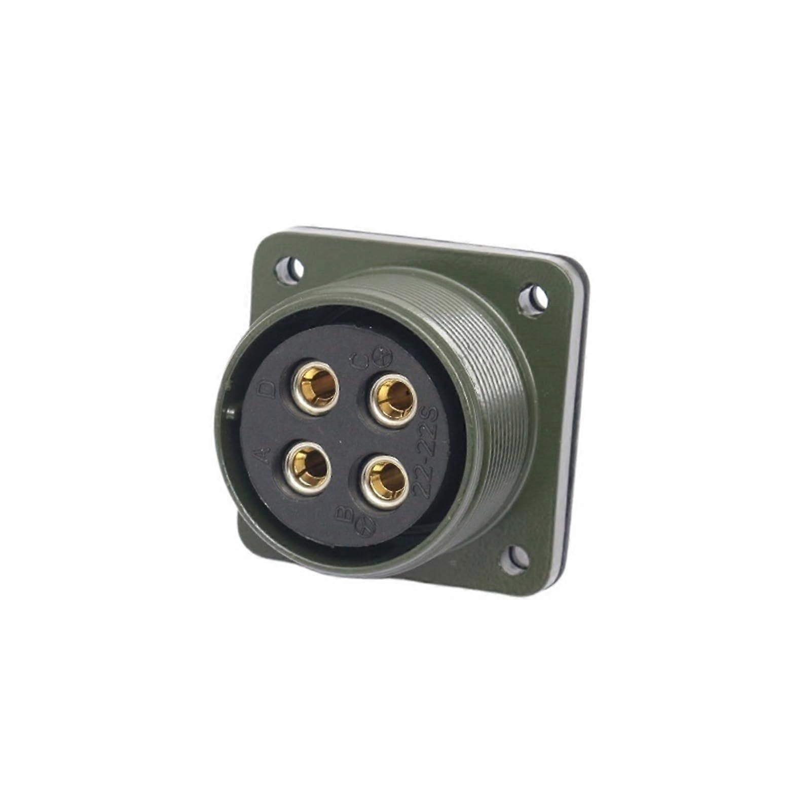 MILDTL5015 MS3106A MS3102A Waterproof Circular Servo Motor Connector 4Pin Plug and Socket