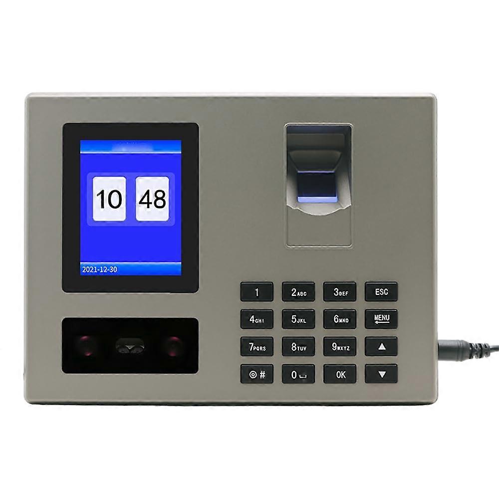 Fingerprint Time Attendance Machine with Face Recognition, USB Export, Large Capacity for Office