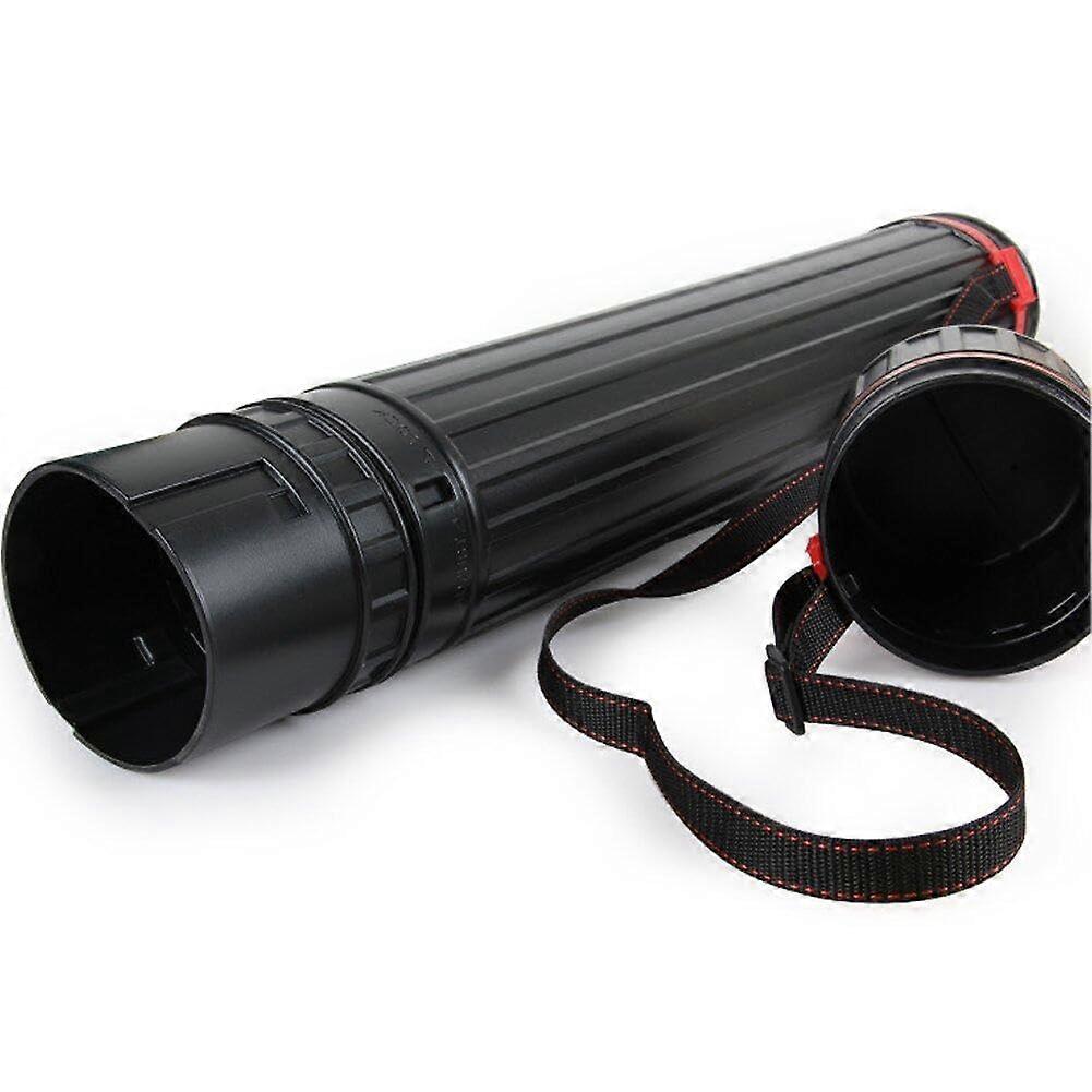 Waterproof Adjustable Telescopic Poster Tube with Shoulder Strap for Art Prints and Documents