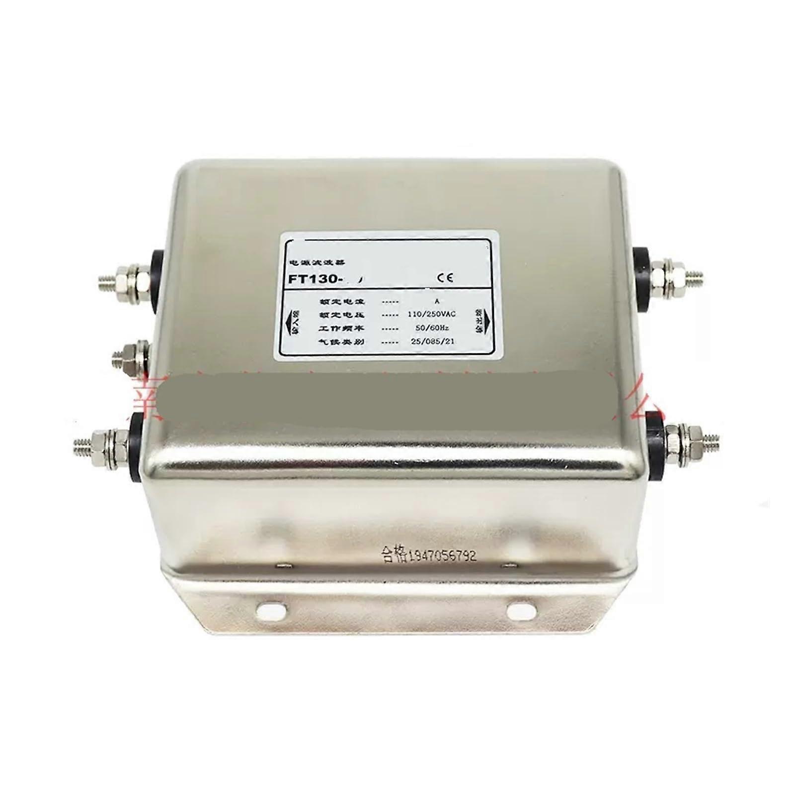 AC Power Line Filter 220V Single Phase FT13020A EMI Filter with ThreeStage Noise Reduction