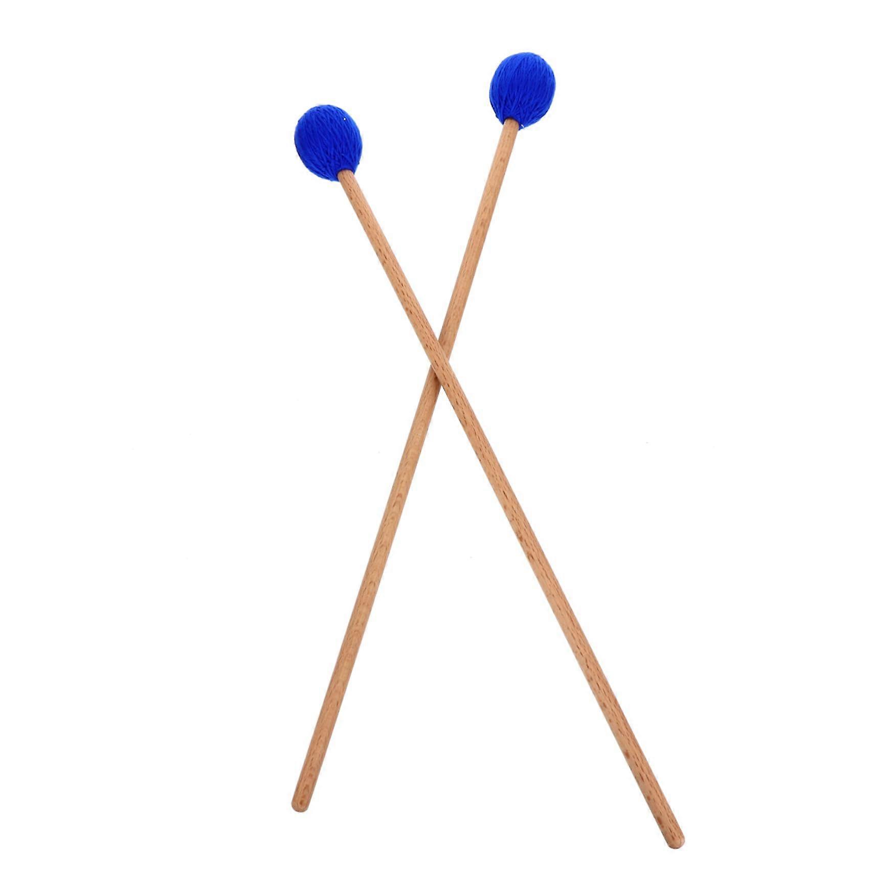 Marimba Mallet with Yarn Head Maple Handle, Durable for Clear Rounded Tone Percussion