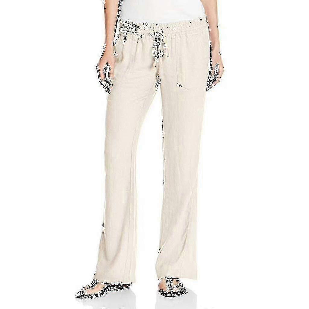 Women's Cotton Linen Pants Beach Pant