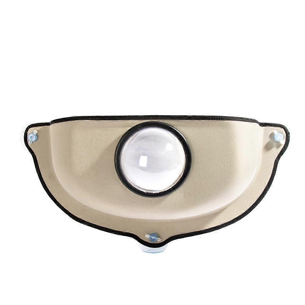 Large Cat Window Perch Hammock Bed with EVA Seat and Secure Suction Cups for Sunbathing