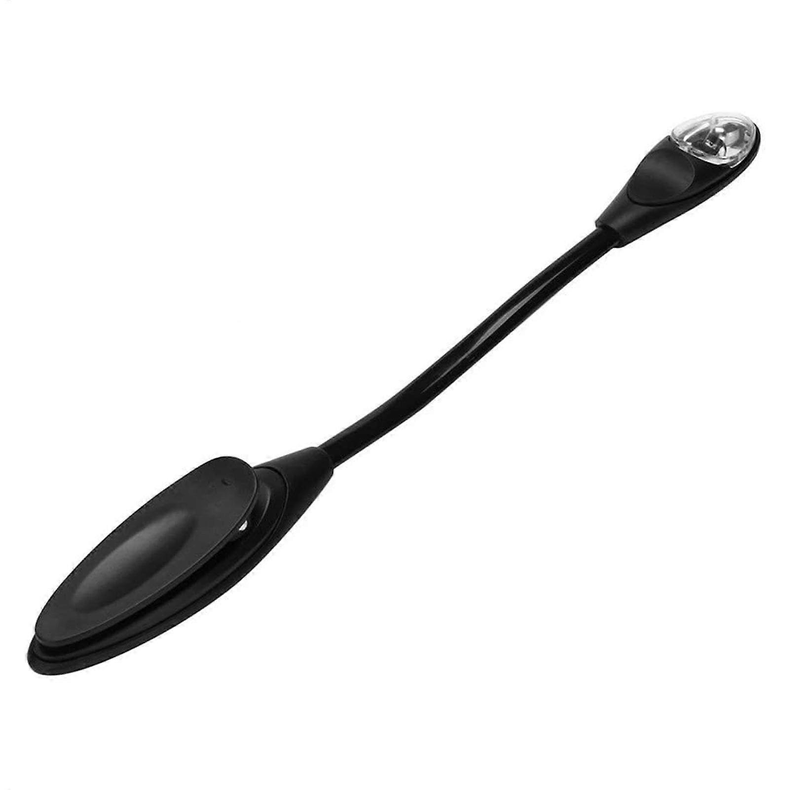 Clip On Book Light with LED, Strong Stable Clip and Adjustable Hose for Reading