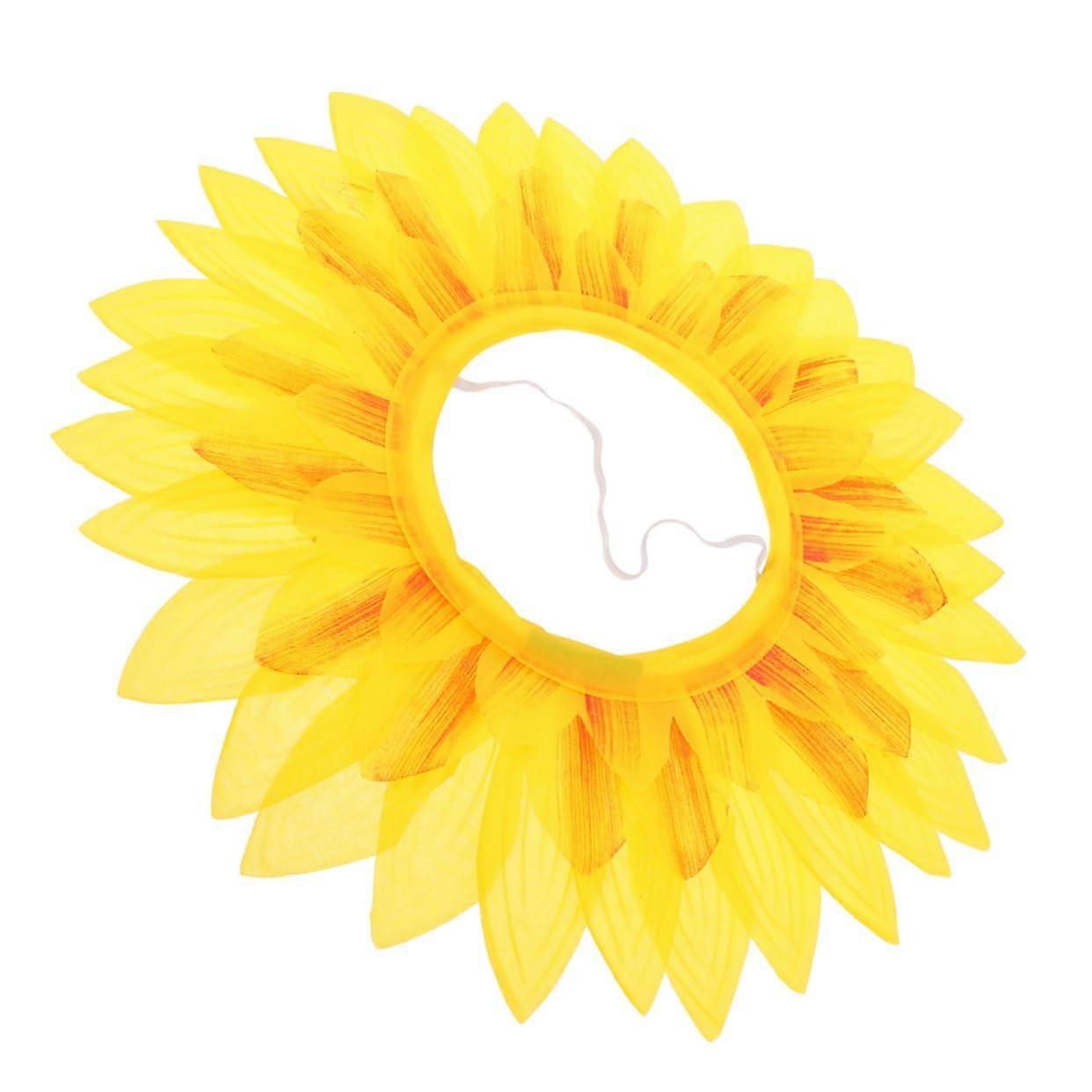 Sunflower Costume with Funny Headband for Party and Dance Performance EyeCatching Design