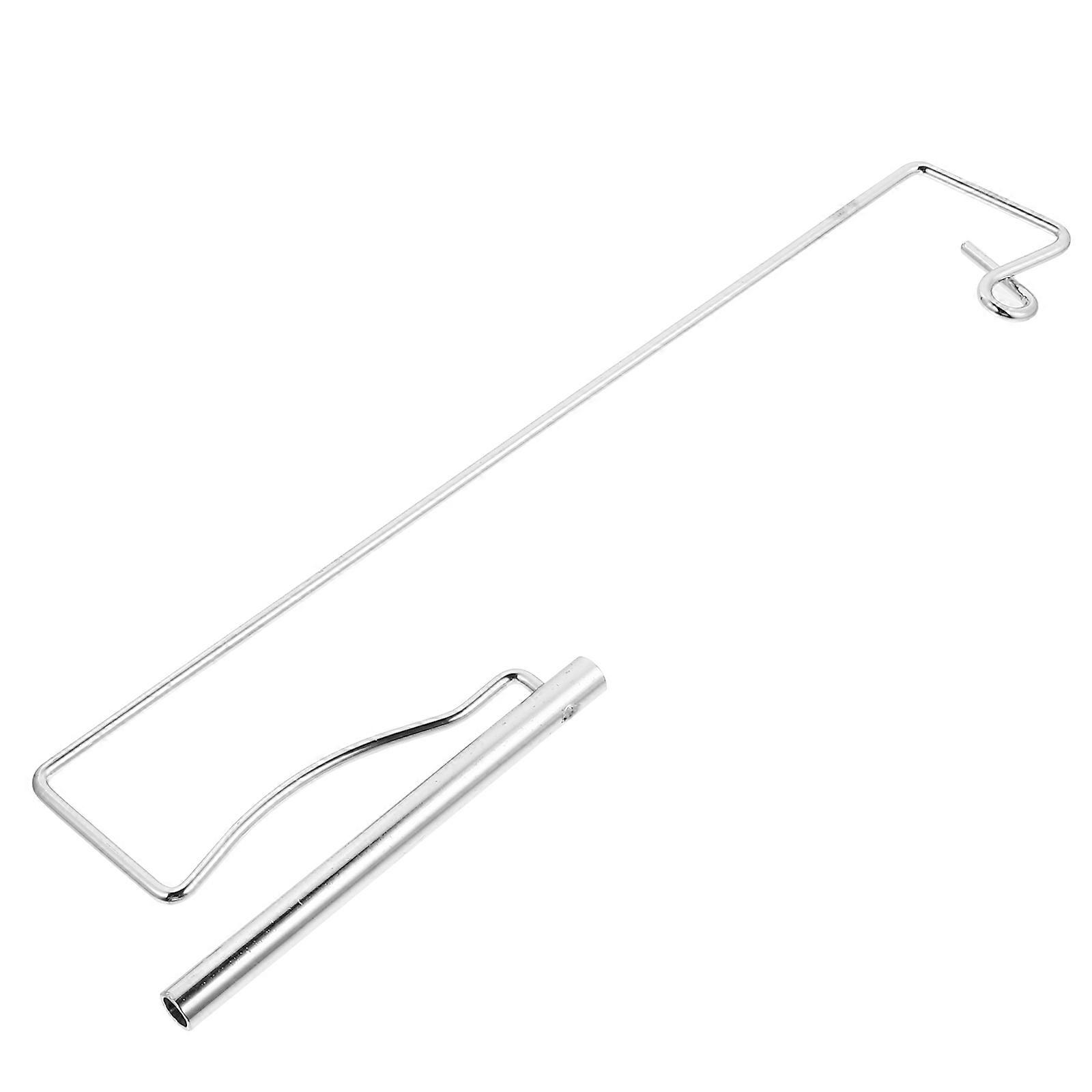 Sewing Yarn Stand Thread Holder For Sewing Machine Prevent Thread Stuck Silver 24.50X6.00X1.00Cm 1Set