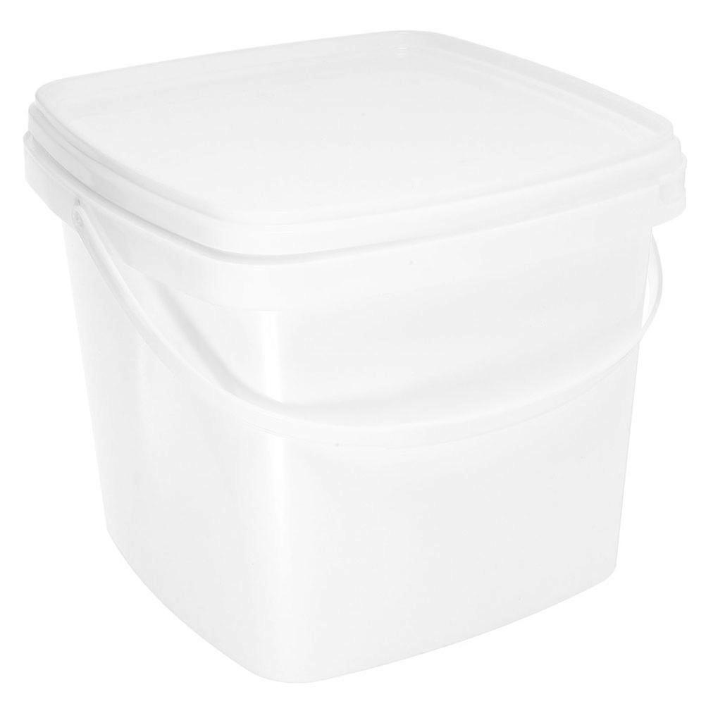 Portable Plastic Bucket with Lid for Storage Use
