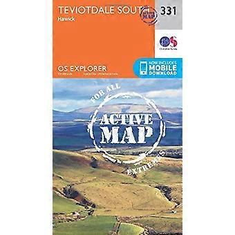 OS Explorer mapa activo (331) Teviotdale sur (mapa activo OS Explorer)