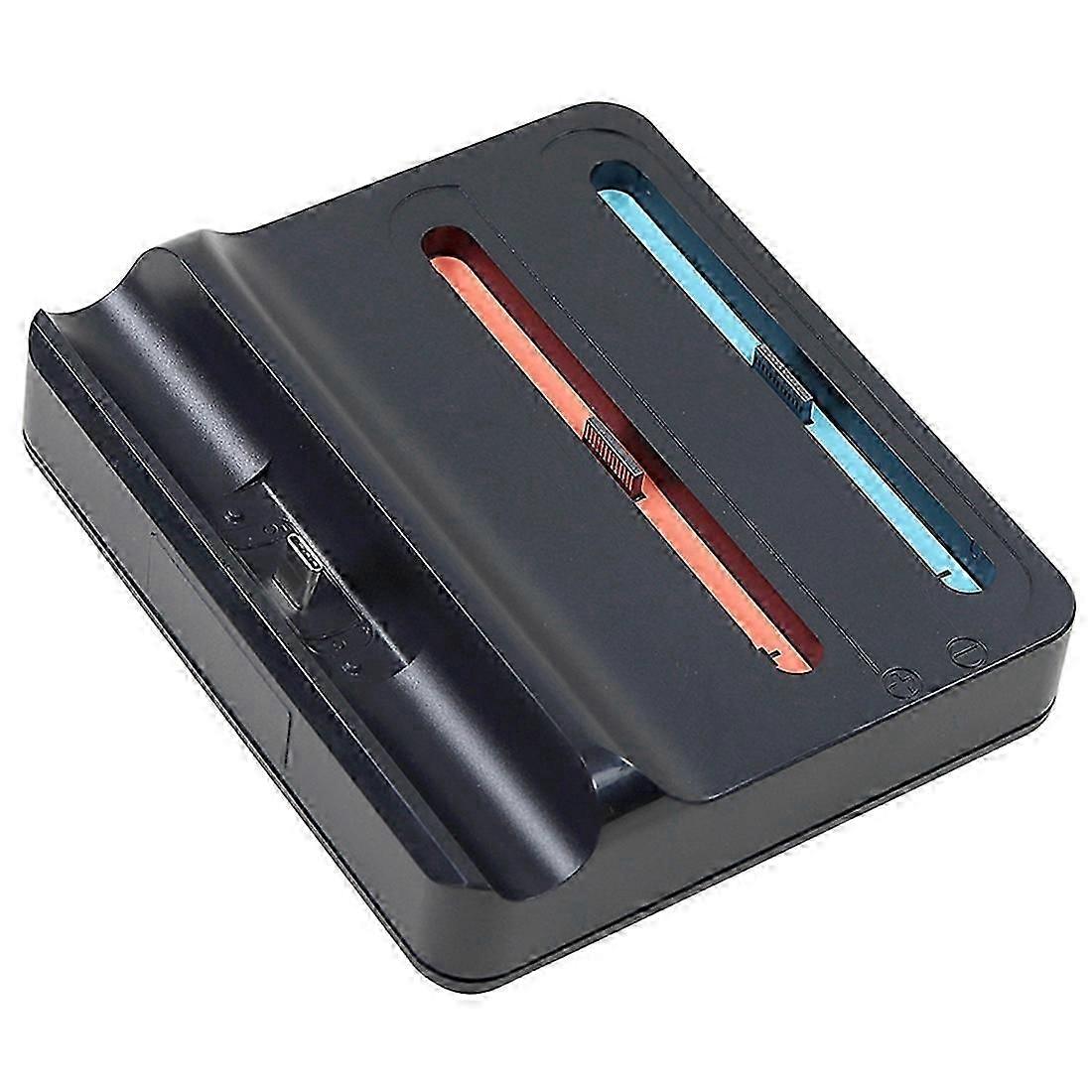 Compatible Charging Dock for Nintendo Switch 2 Controllers and OLED Game Consoles with Screen Mirroring Capability