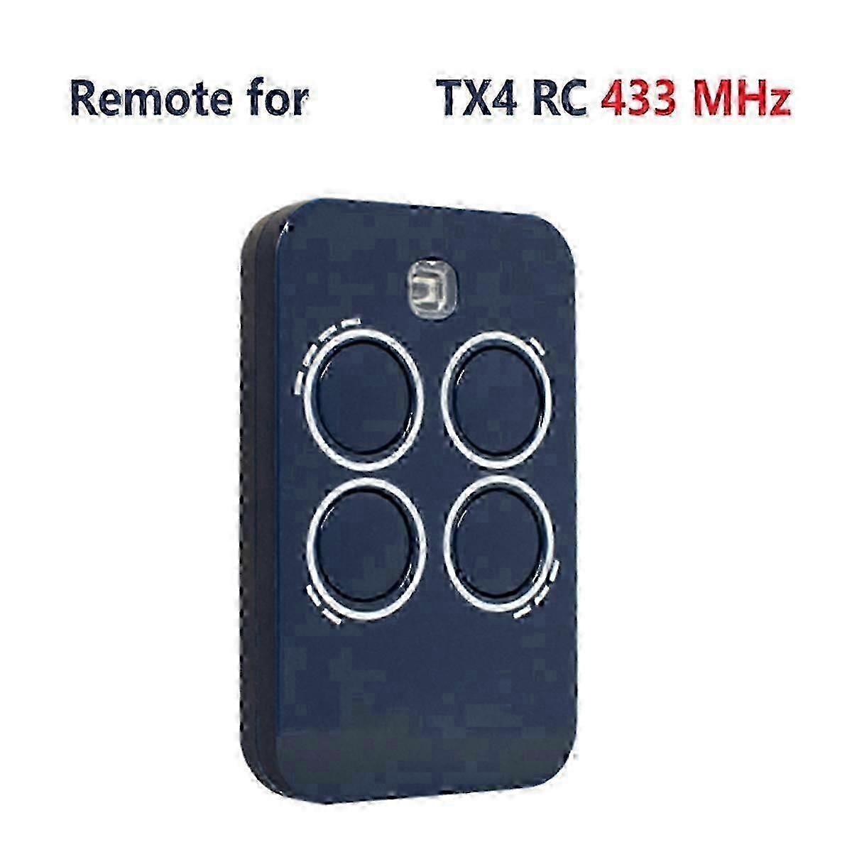 Rolling Code 433MHz Garage Door Opener Remote Control TX4 Compatible
