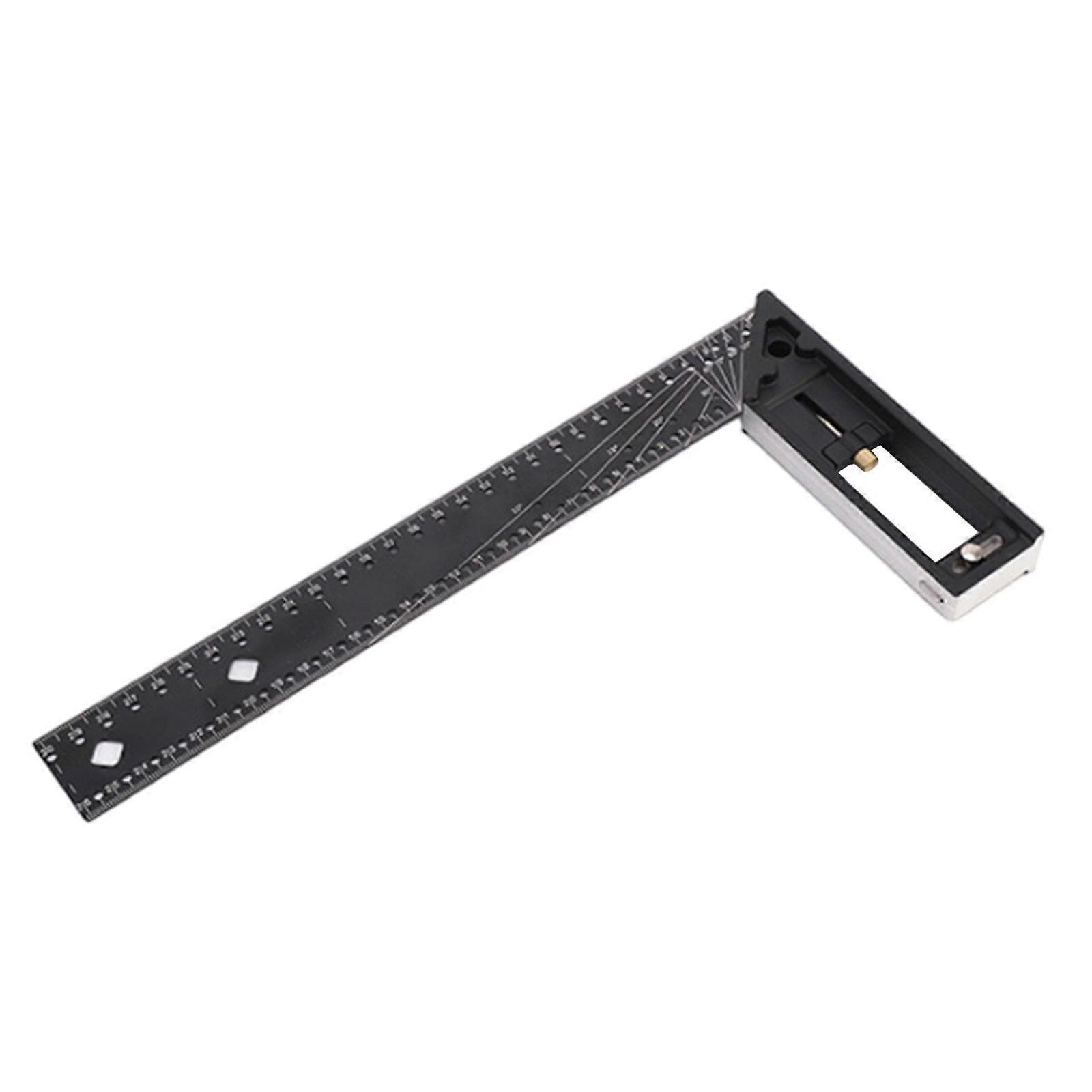 Square Right Angles Ruler Woodworking Protractor Engineers Carpenter Straightedges Combination Measuring Tool