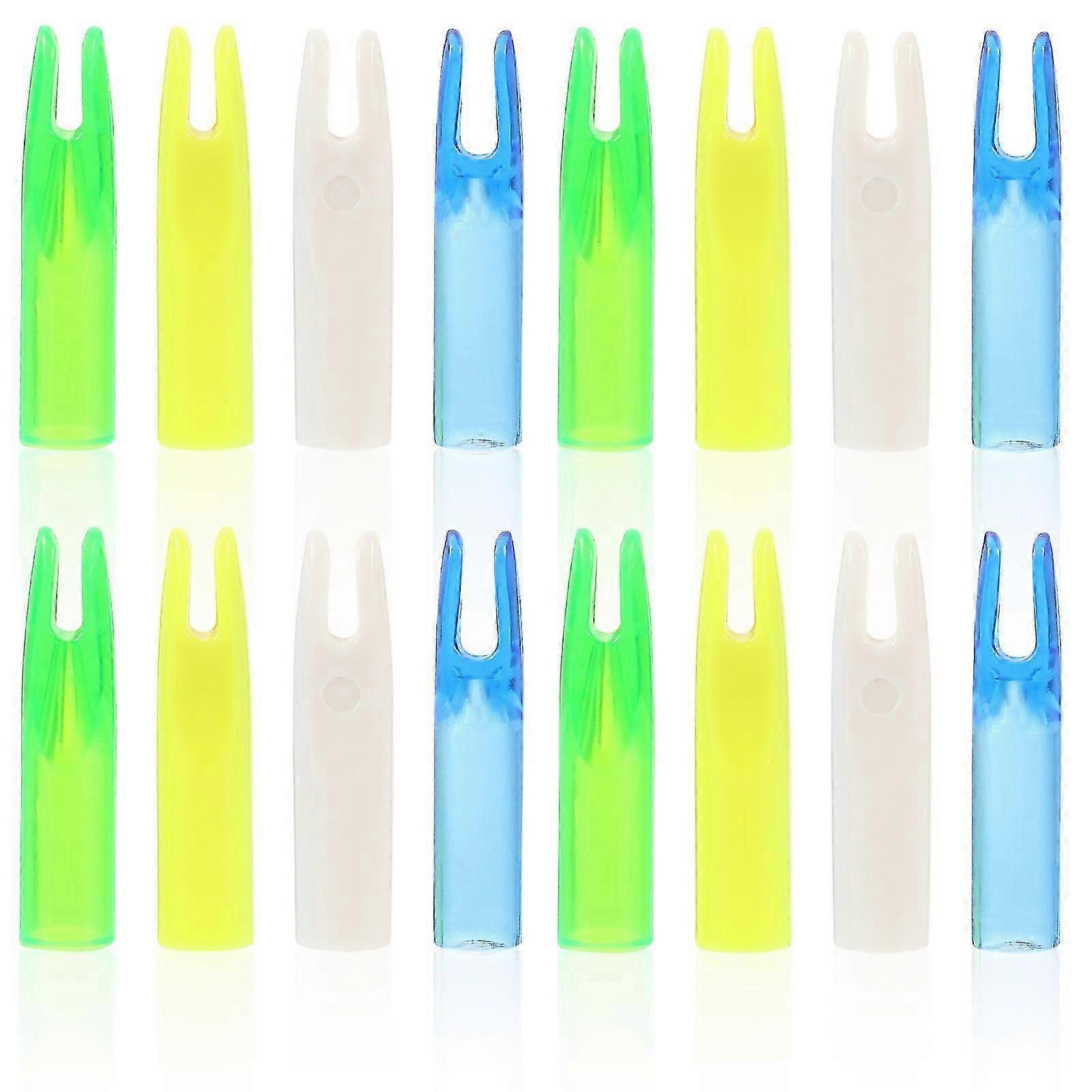 Replacement Arrow Nock Plastic Archery Nock for Hunting 20Pcs Assorted
