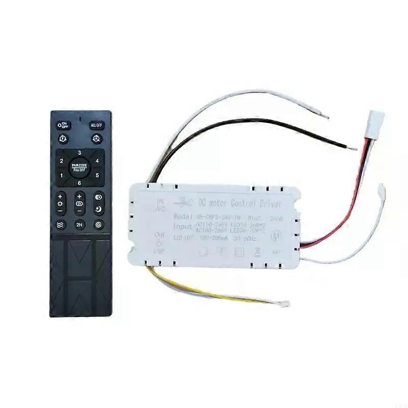 Wireless Ceiling Fan and Light Controller with Dimmer and Speed Adjustment