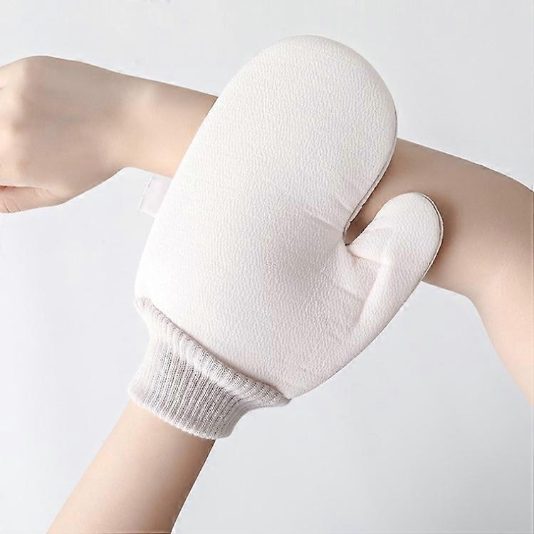 Solid Color Double-sided Soft Skin Non-slip Gloves Bath Brush