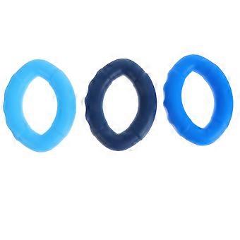 Hand Grip Rings Silicone Trainer for Finger Massage 3Pcs Exercise Tools