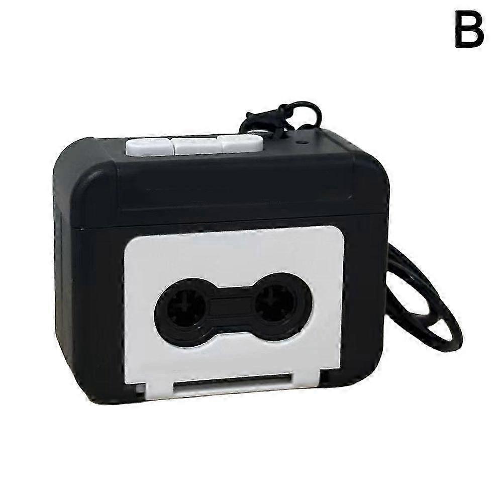 Vintage Cassette Recorder Pair Gift Keychains Mini Classic Keychains