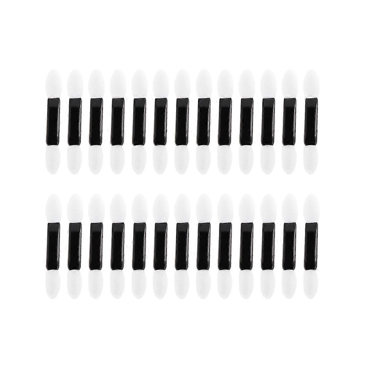 Makeup Eyeshadow Brush Double-Ended Sponge Applicators for Eye Makeup 100Pcs