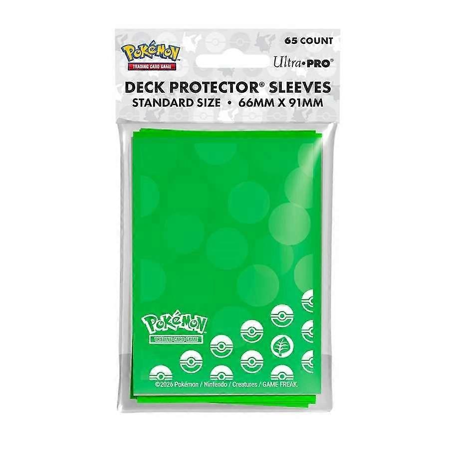 Pokemon Energy Deck Protector Sleeves - Grass Type (65ct)