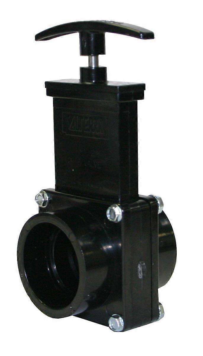 7101 ABS skydeventil, sort, 1-1/2" slip
