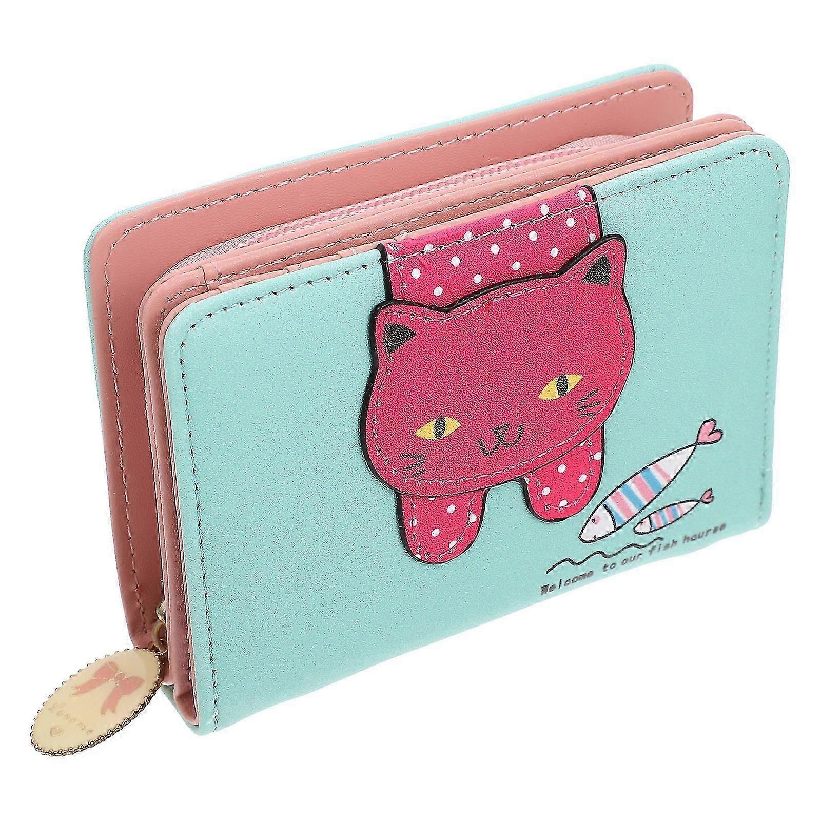 Change Purse For Coins Compact Rectangular Pu 1Pcs
