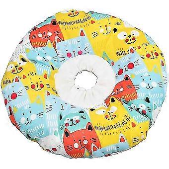 Cat Guard Collar, Cat Collar Soft Cat Collar Pet Guard Collar Adjustable Cotton Guard Ring Protection For Cat Dog