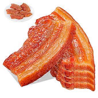 5pcs Simulation Streaky Meat Decor Meat Model Photo Prop Shop Window Display Fake Meat Decor