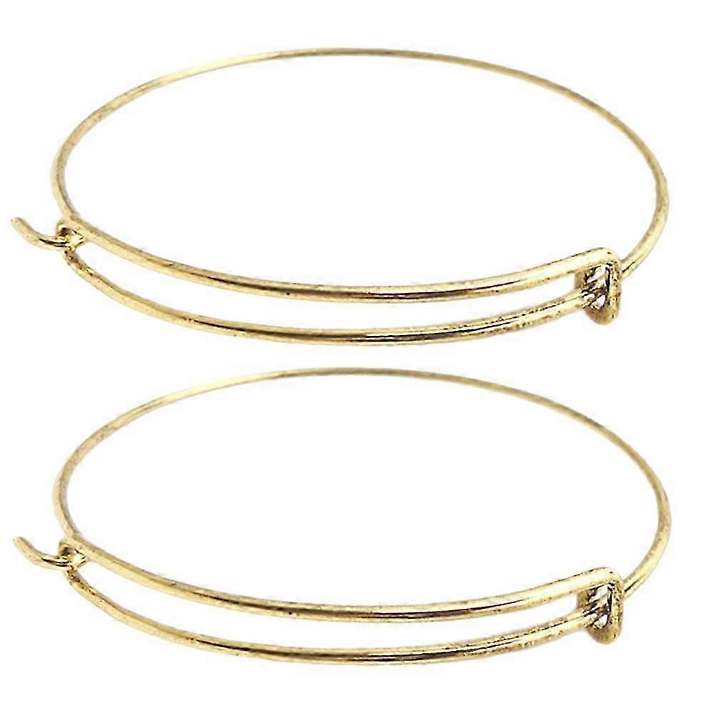 Stretchable Push-Pull Bracelet Adjustable Wire Bangle Bracelet 20Pcs for Decoration